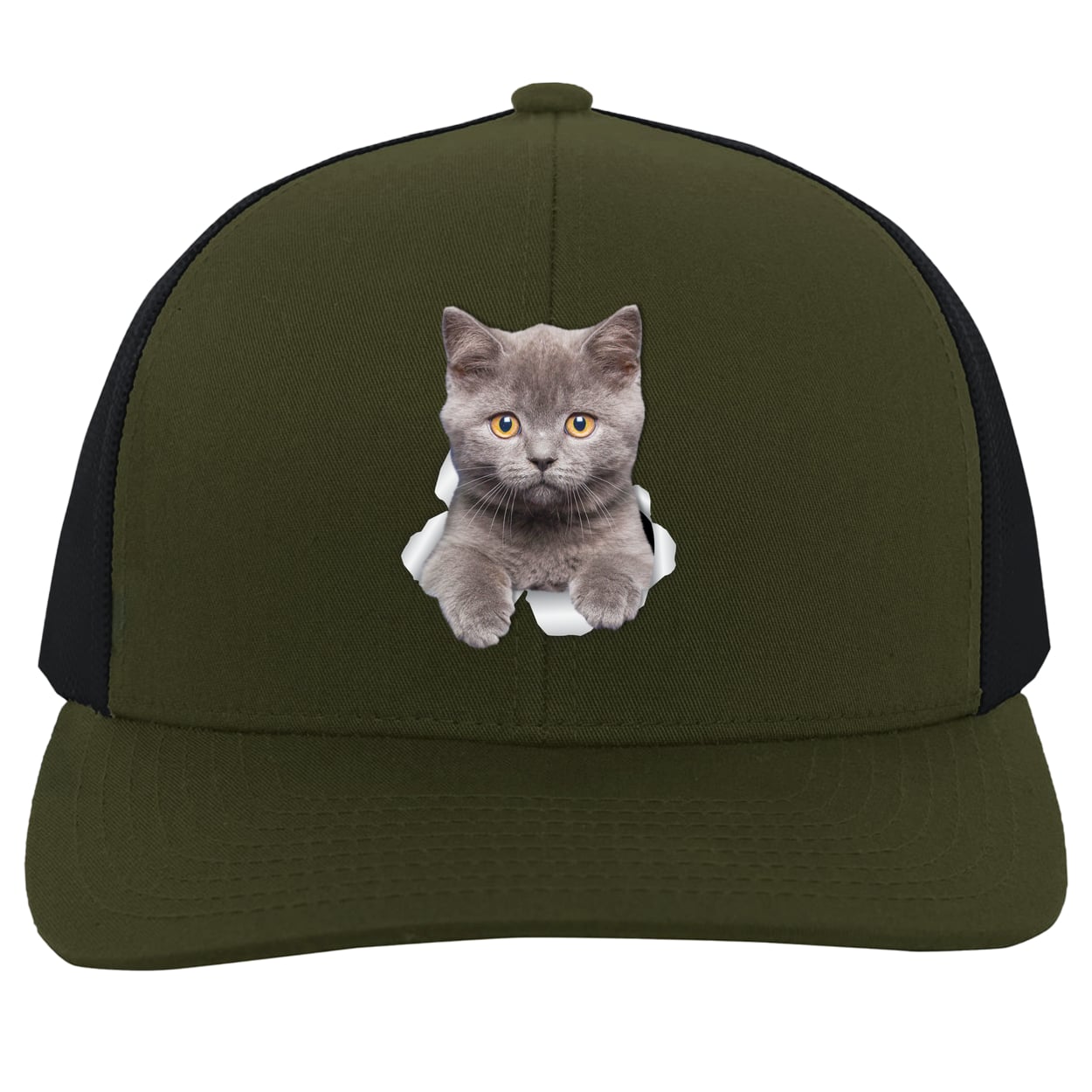 104C Trucker Snap Back - Moss/Charcoal
