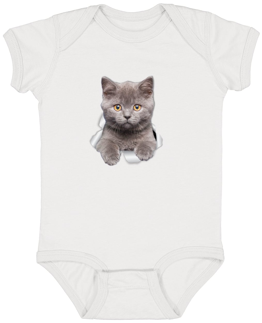 4424 Infant Fine Jersey Bodysuit - White