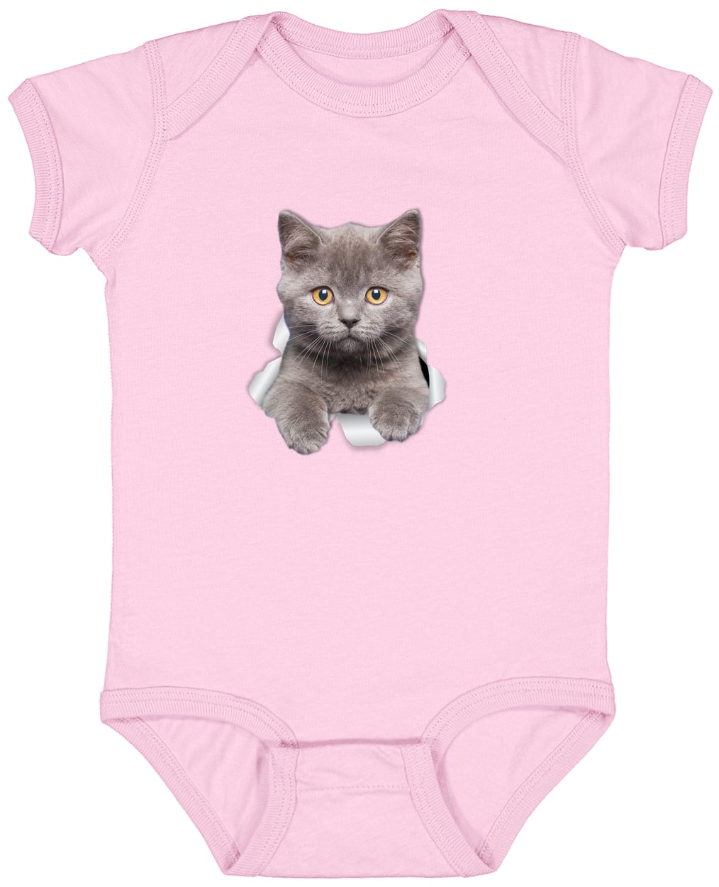 4424 Infant Fine Jersey Bodysuit - Pink