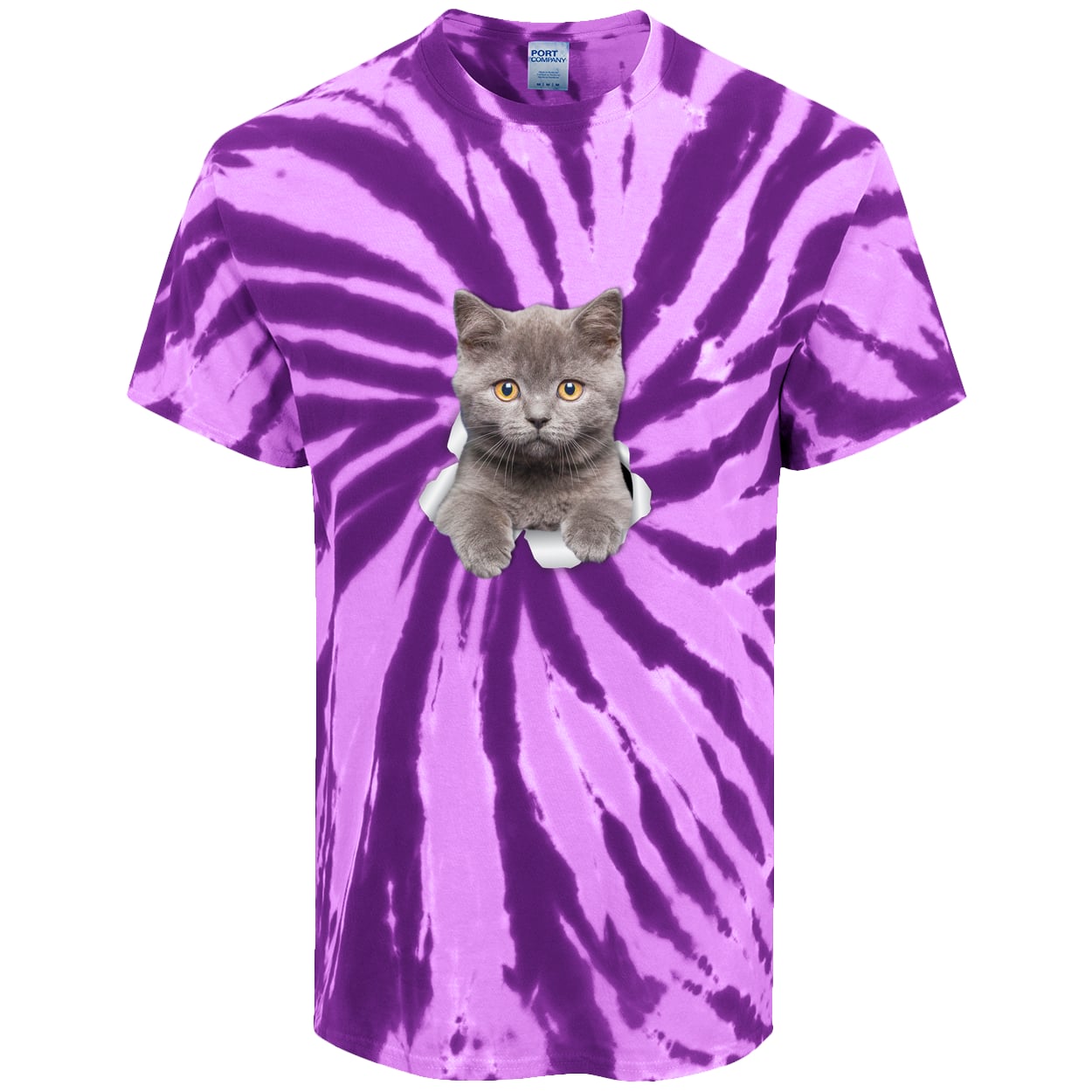 PC147 Port & Company Tie-Dye Tee - Purple