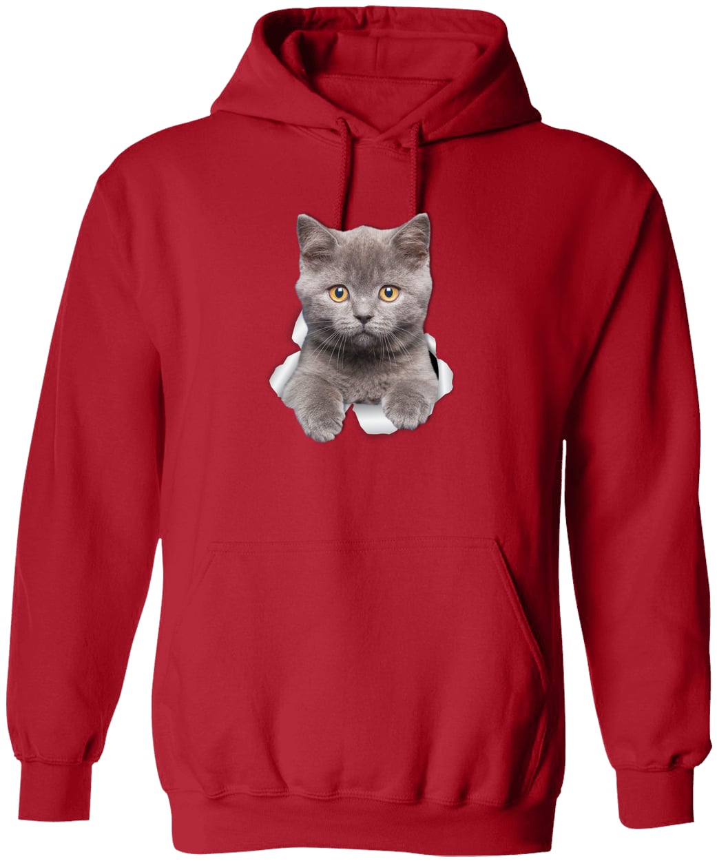 G185 Gildan Pullover Hoodie - Red