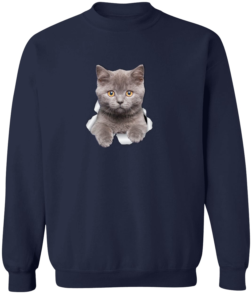 G180 Gildan Crewneck Pullover Sweatshirt - Navy