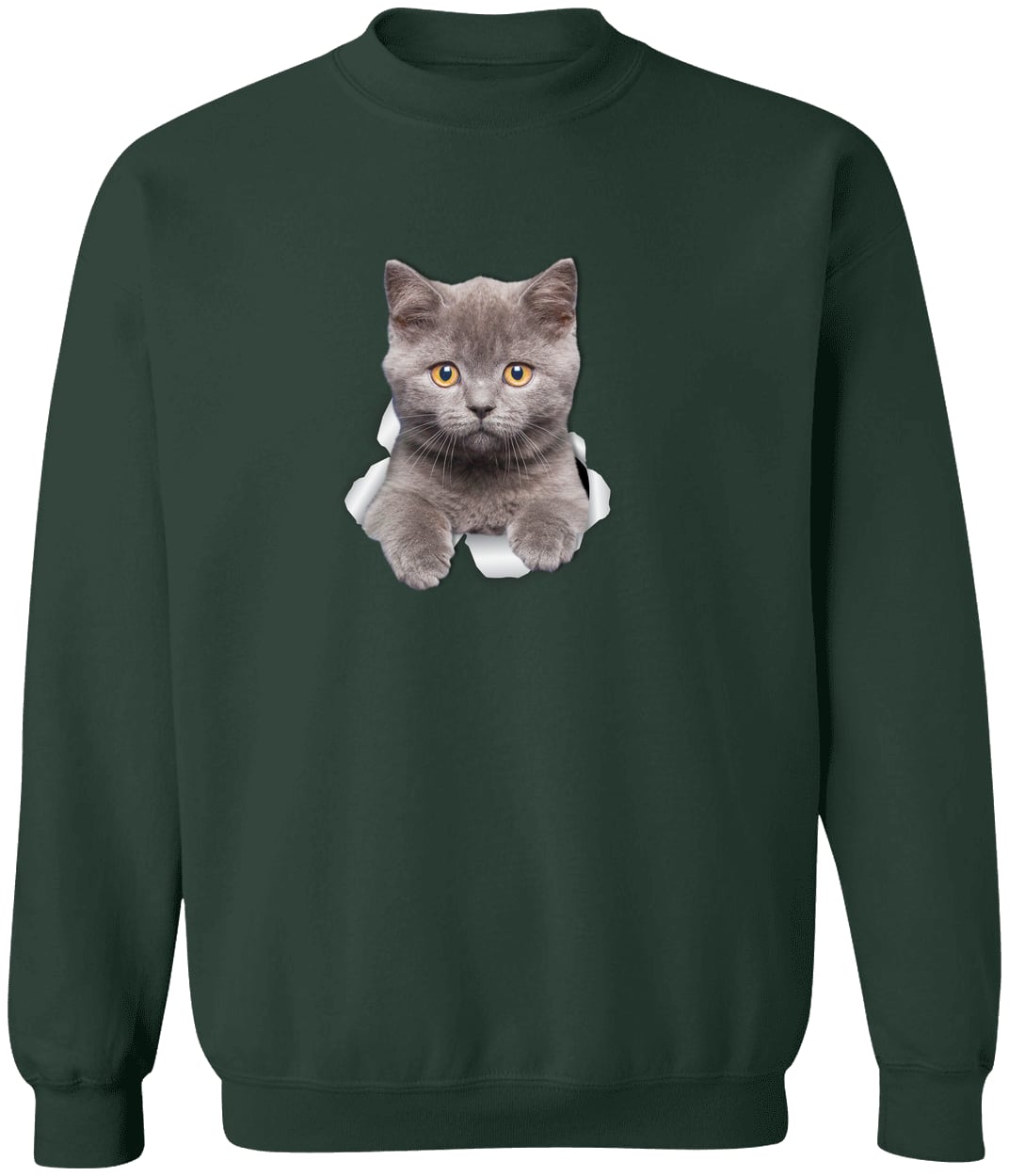 G180 Gildan Crewneck Pullover Sweatshirt - Forest Green