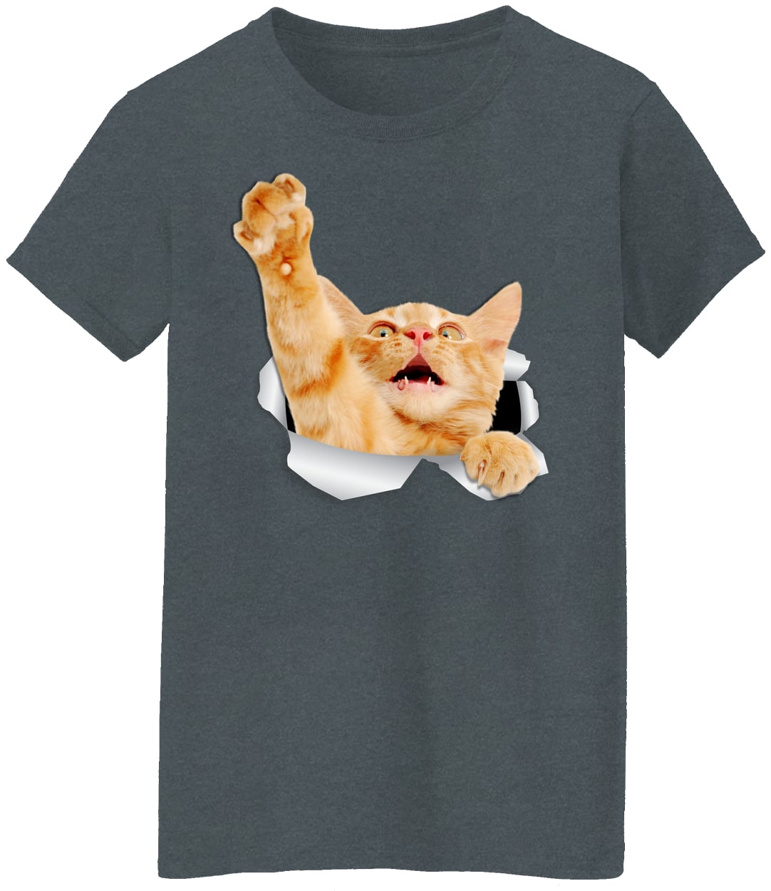 G500L Ladies' 5.3 oz. T-Shirt - Dark Heather