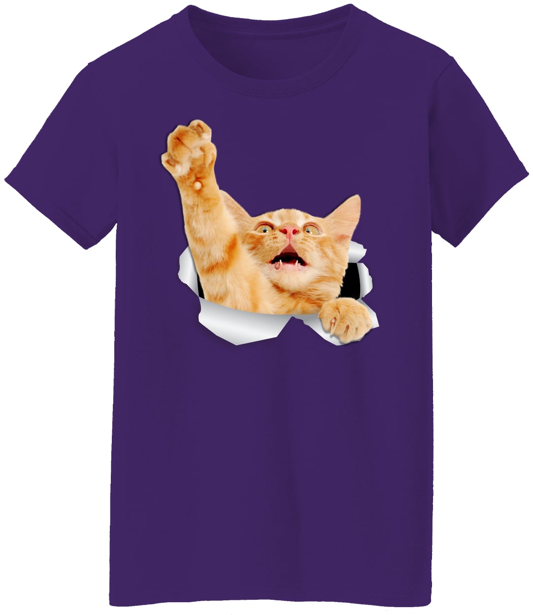 G500L Ladies' 5.3 oz. T-Shirt - Purple