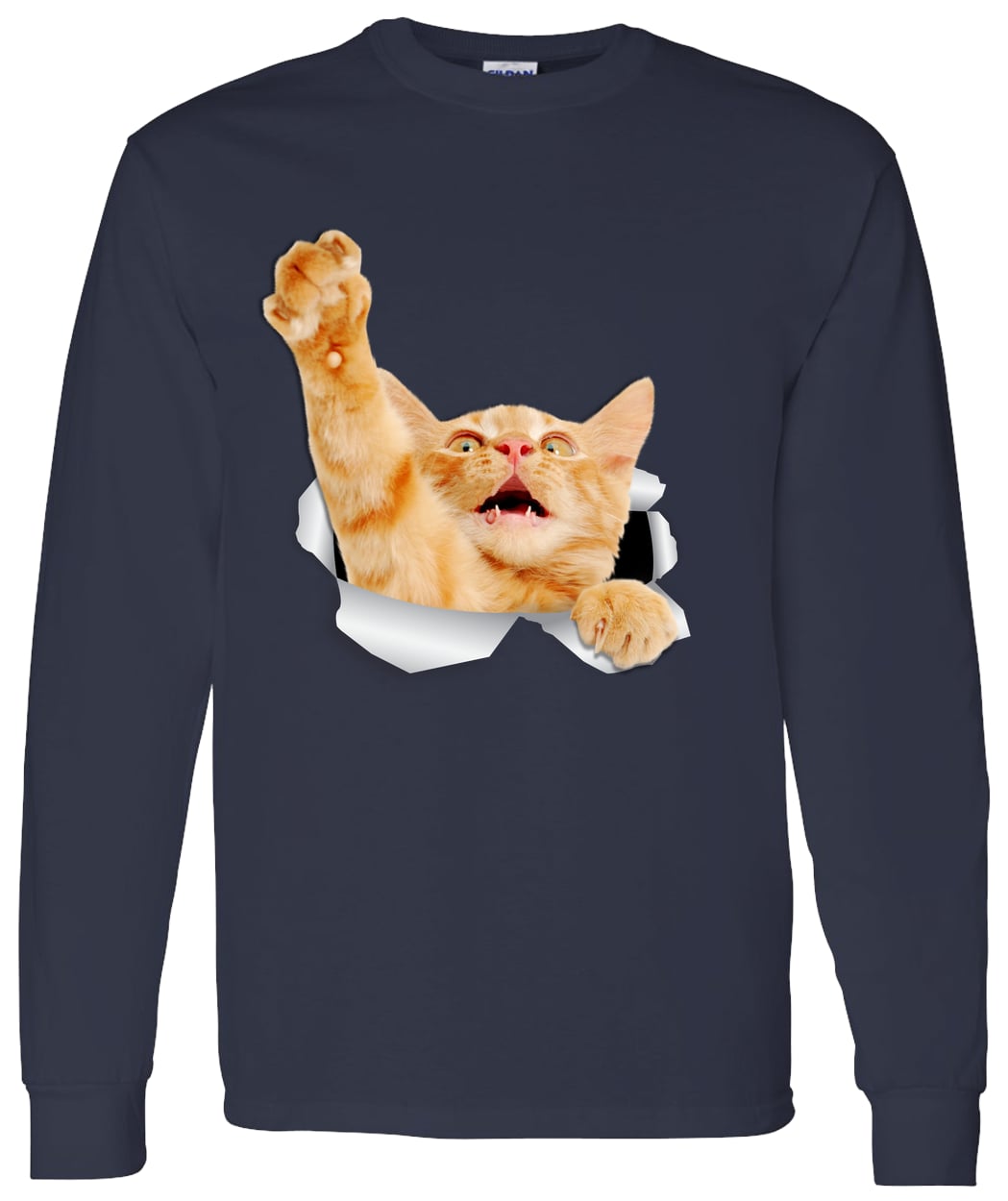 G540 LS T-Shirt 5.3 oz. - Navy