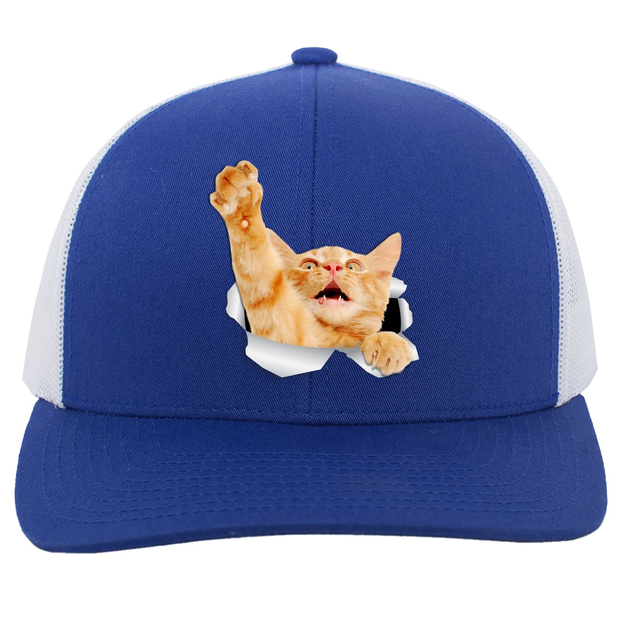 104C Trucker Snap Back - Royal/White