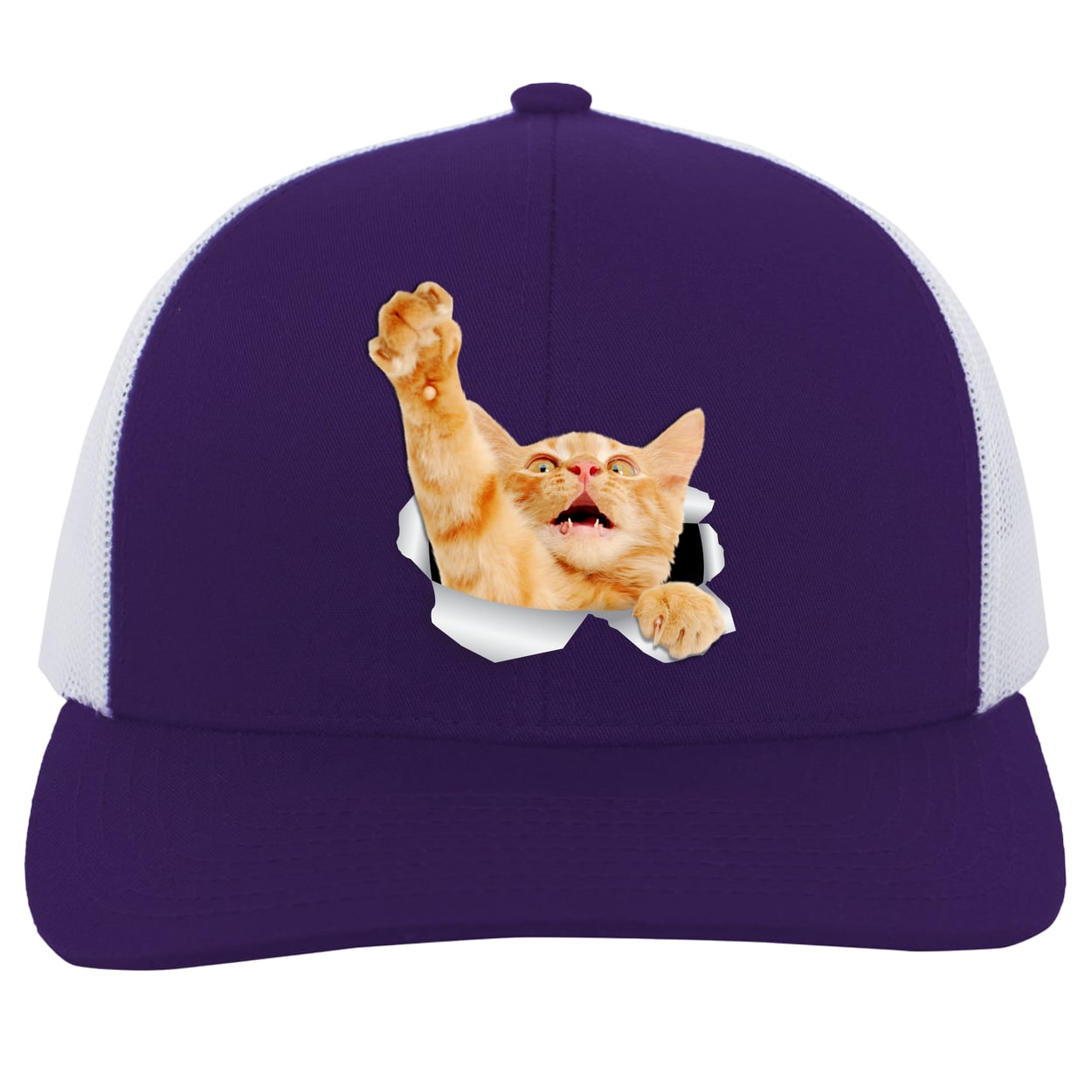 104C Trucker Snap Back - Purple/White
