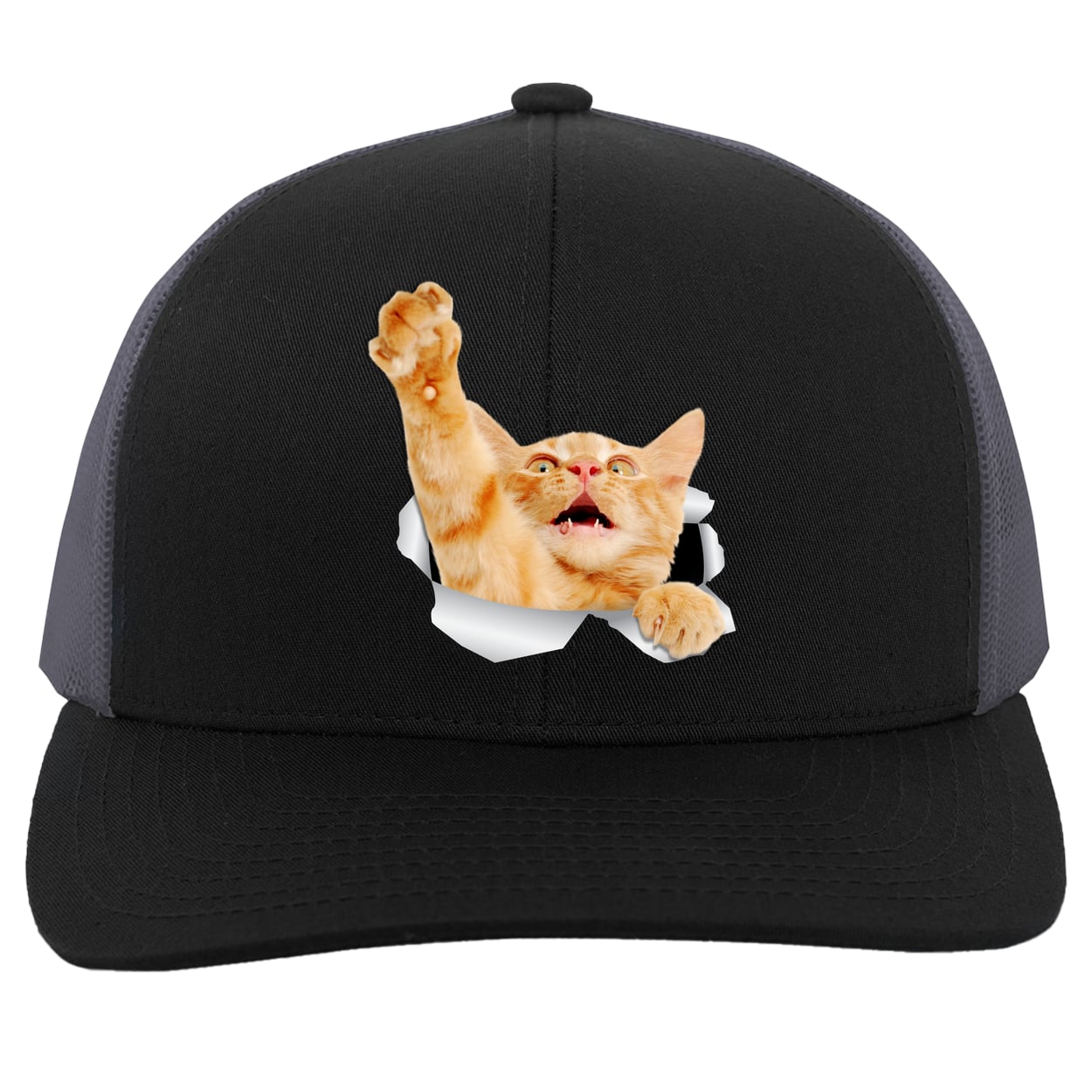 104C Trucker Snap Back - Black/Graphite