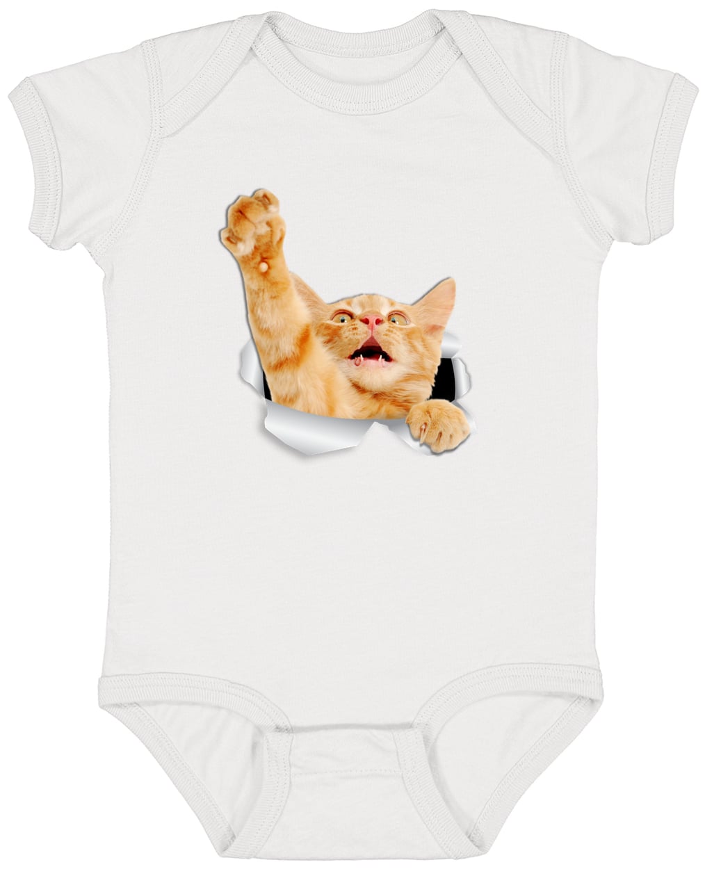 4424 Infant Fine Jersey Bodysuit - White