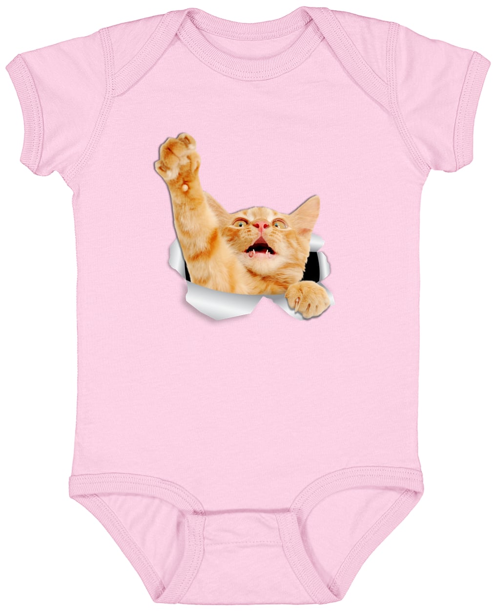 4424 Infant Fine Jersey Bodysuit - Pink