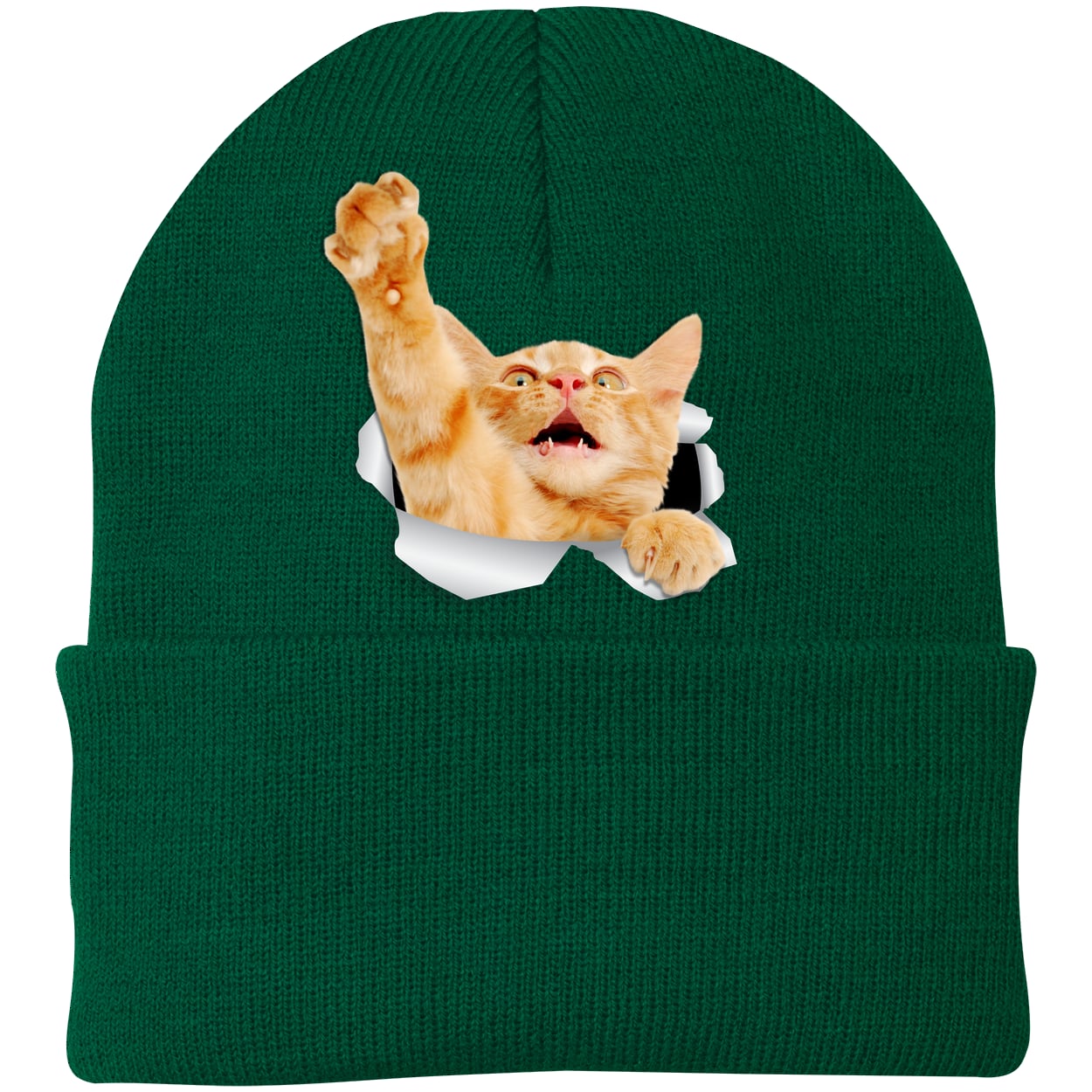 CP90 Port & Company Knit Beanie - Athletic Green