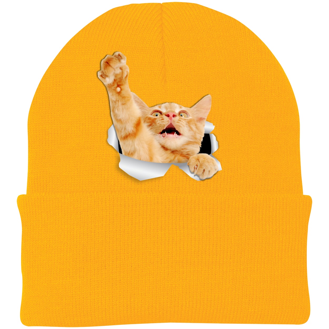 CP90 Port & Company Knit Beanie - Athletic Gold
