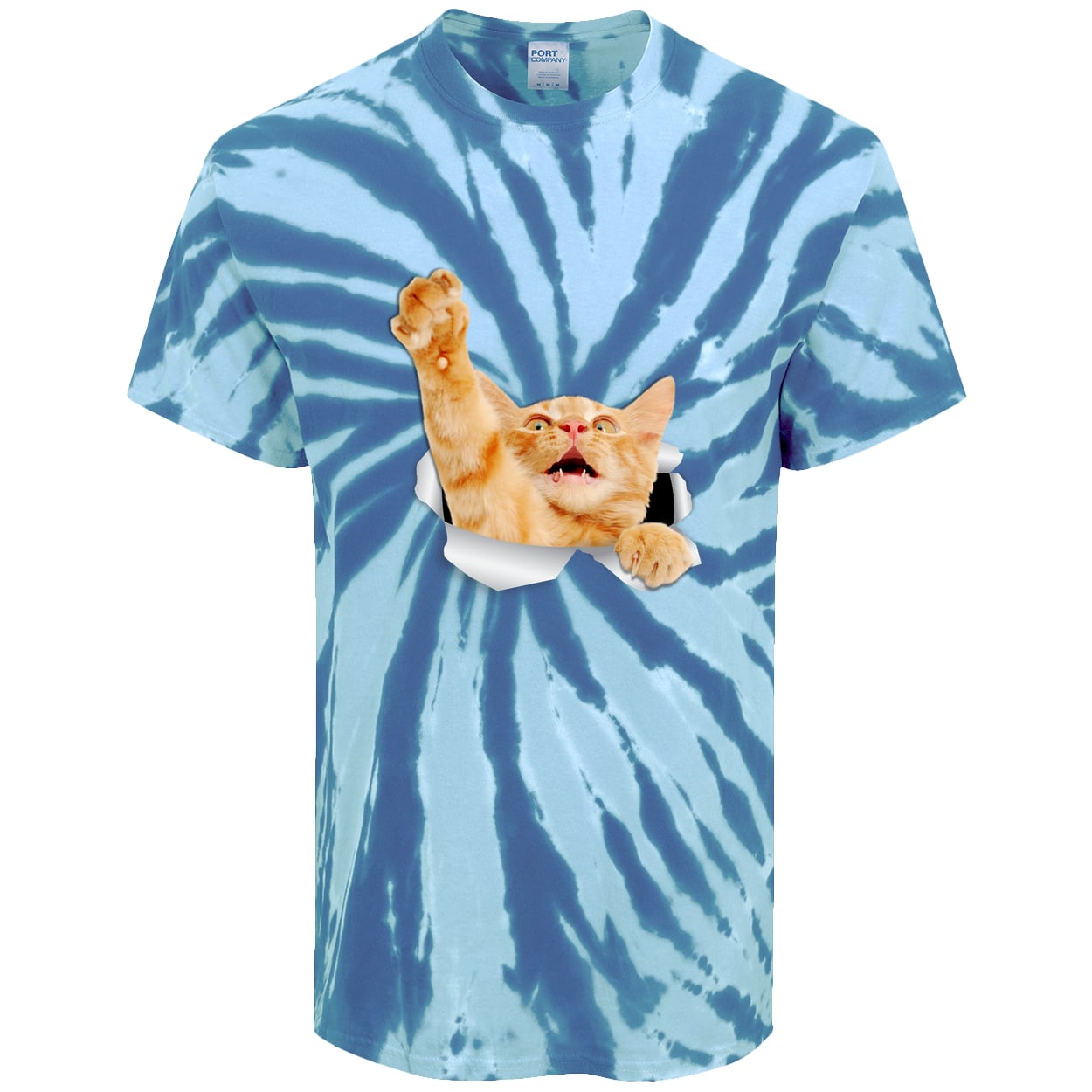 PC147 Port & Company Tie-Dye Tee - Royal