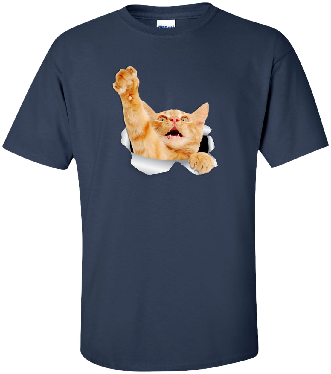 G200T Gildan Mens Tall Ultra Cotton Tee - Navy