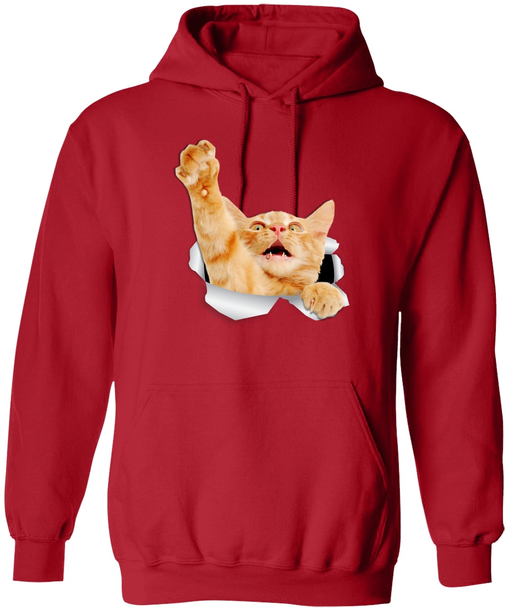 G185 Gildan Pullover Hoodie - Red