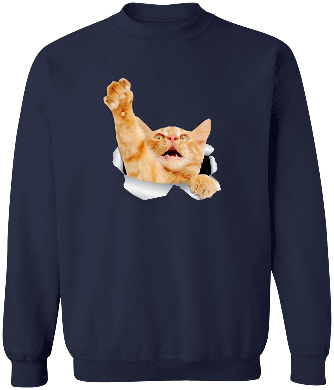 G180 Gildan Crewneck Pullover Sweatshirt - Navy