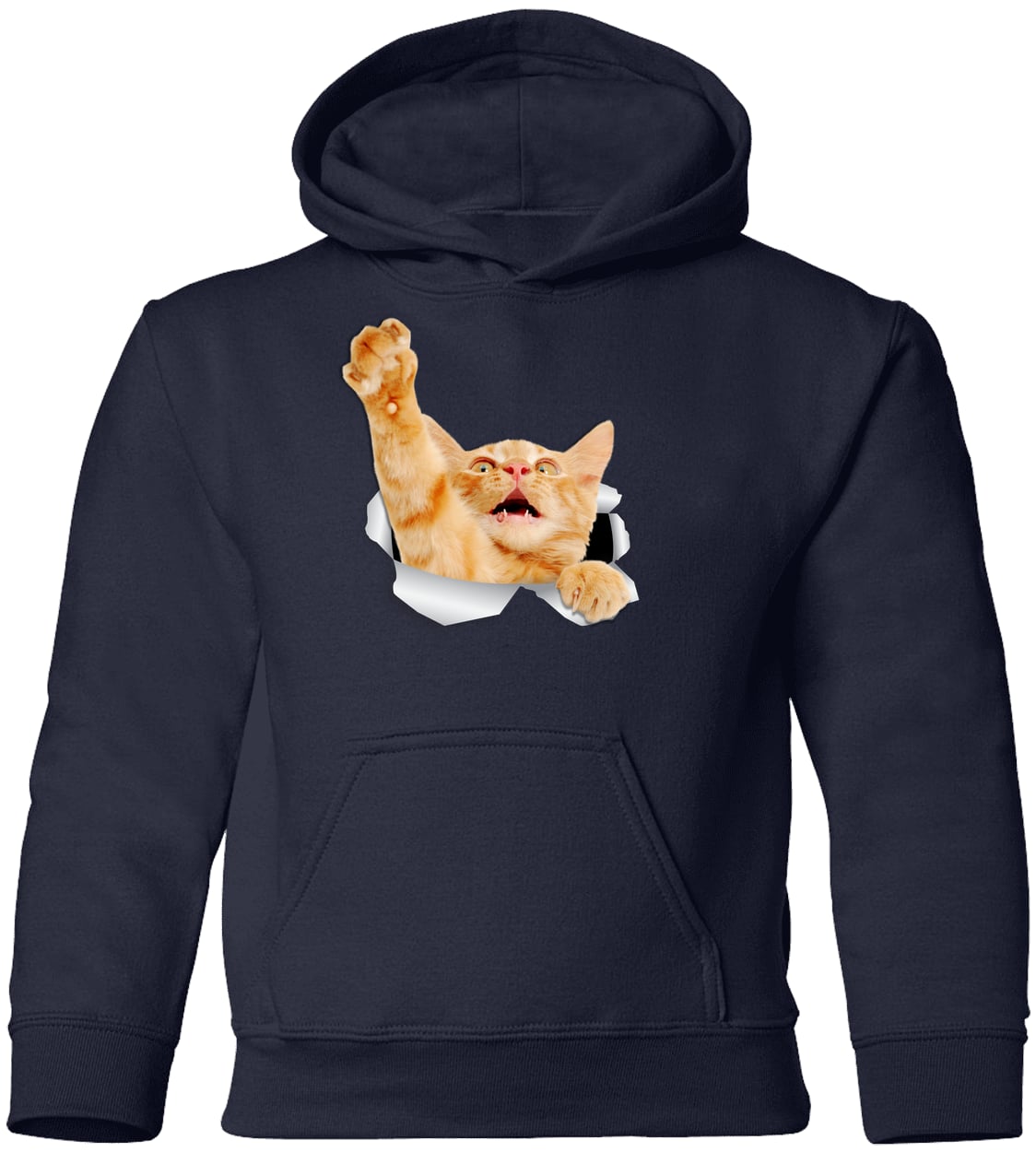 G185B Gildan Youth Pullover Hoodie - Navy