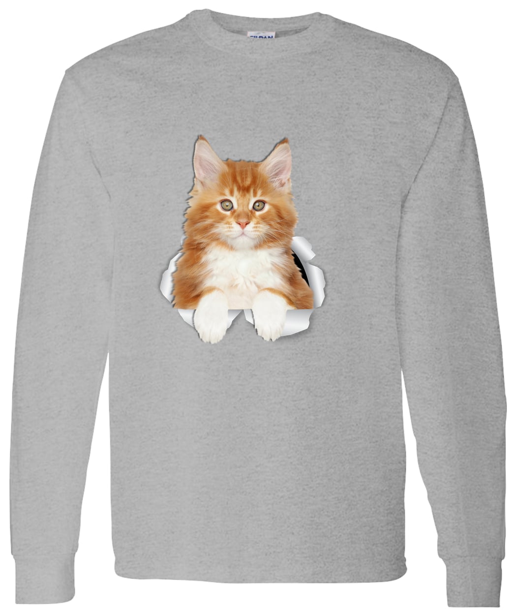 G540 LS T-Shirt 5.3 oz. - Sport Grey