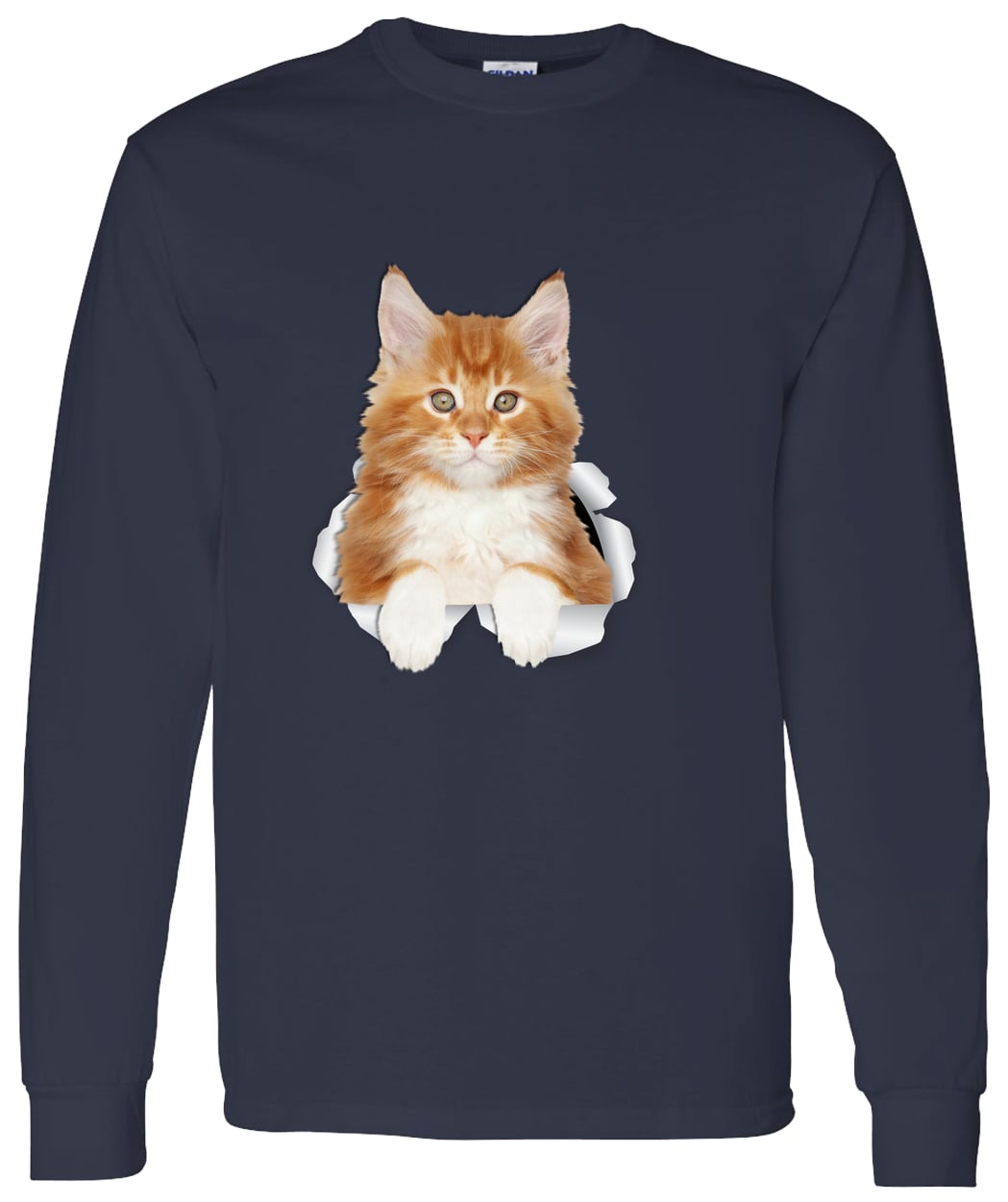 G540 LS T-Shirt 5.3 oz. - Navy