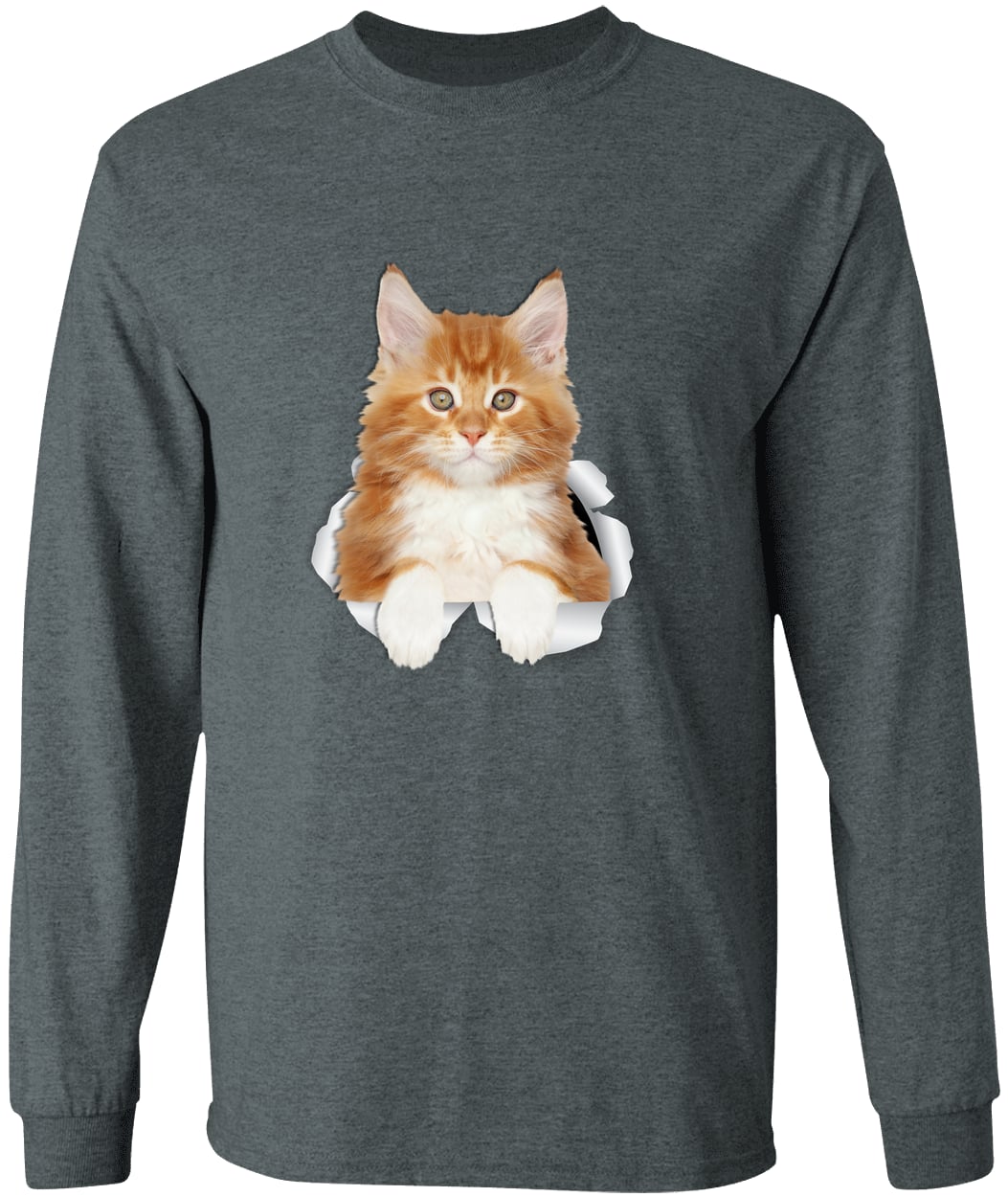 G540 LS T-Shirt 5.3 oz. - Dark Heather