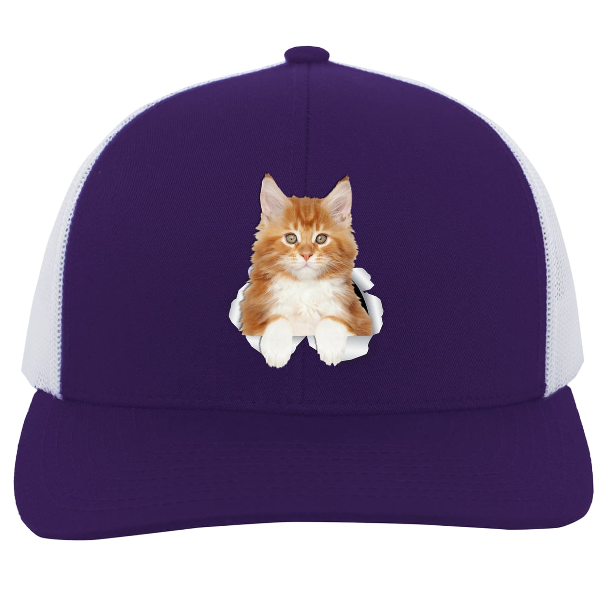 104C Trucker Snap Back - Purple/White