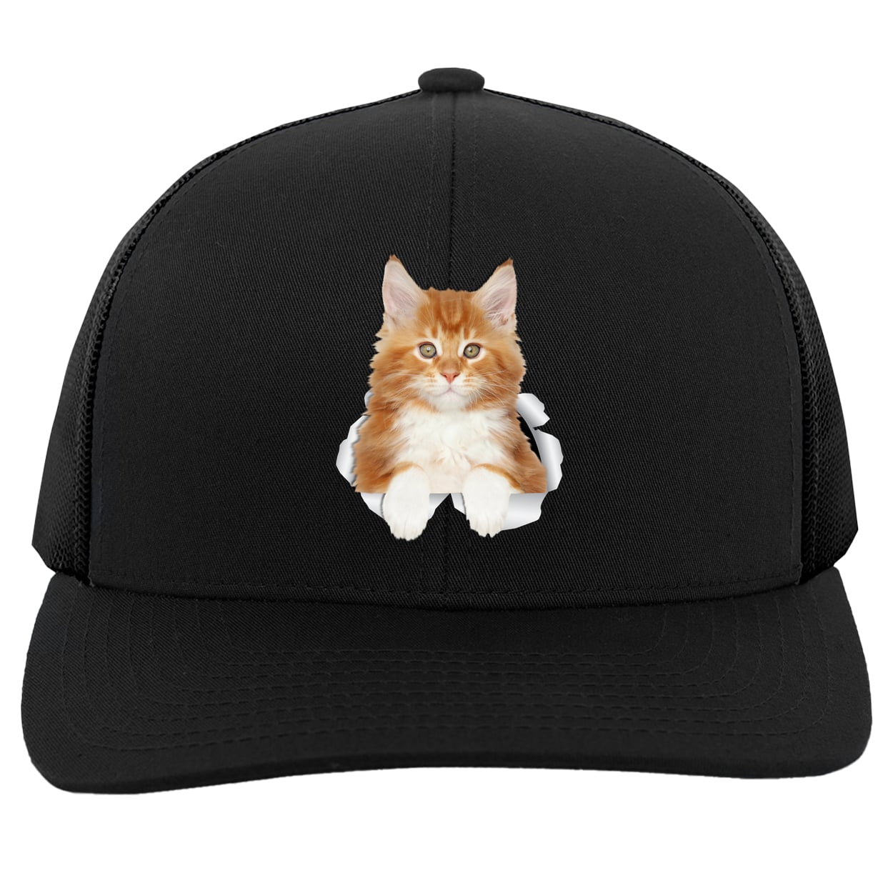 104C Trucker Snap Back - Black