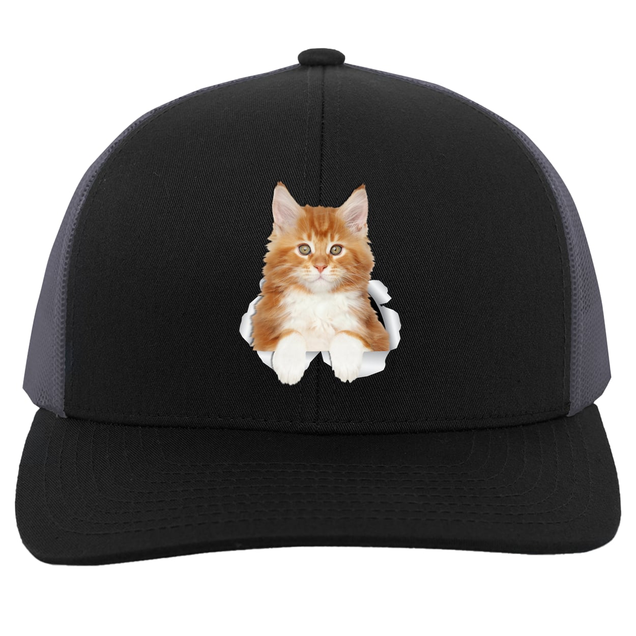 104C Trucker Snap Back - Black/Graphite