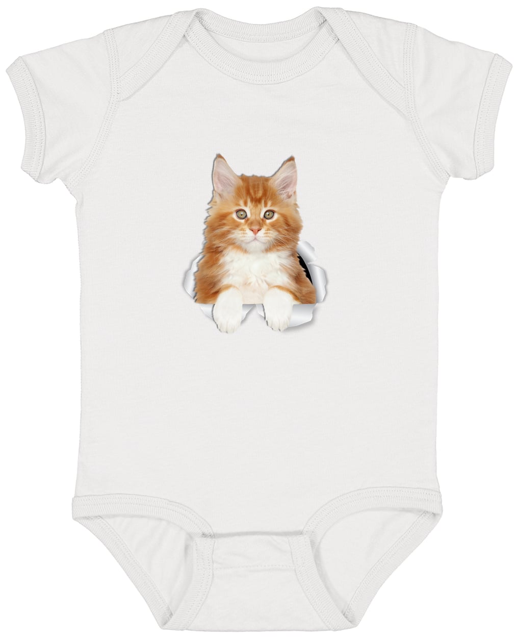 4424 Infant Fine Jersey Bodysuit - White
