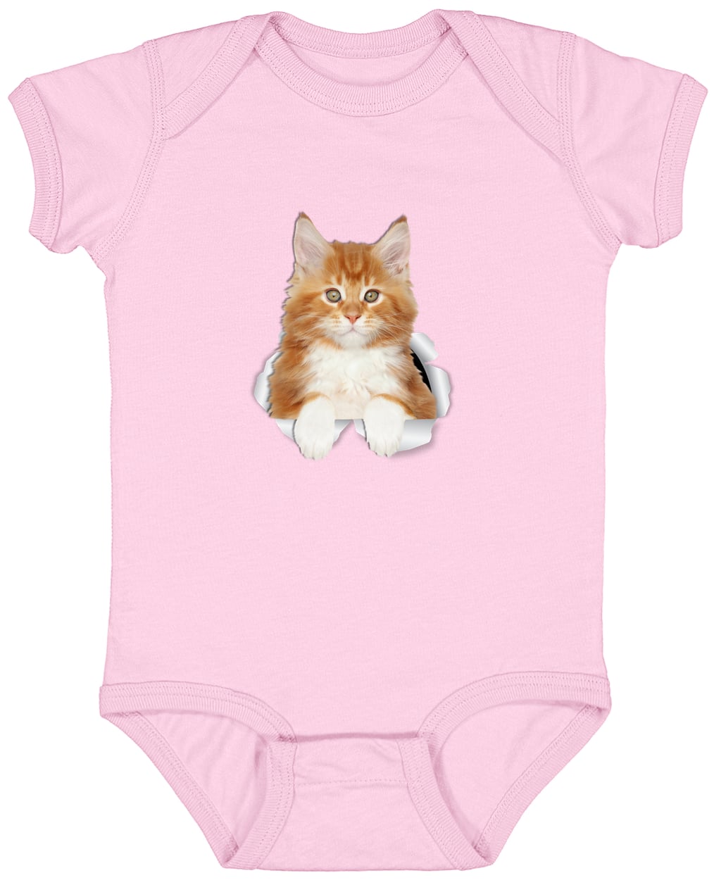 4424 Infant Fine Jersey Bodysuit - Pink