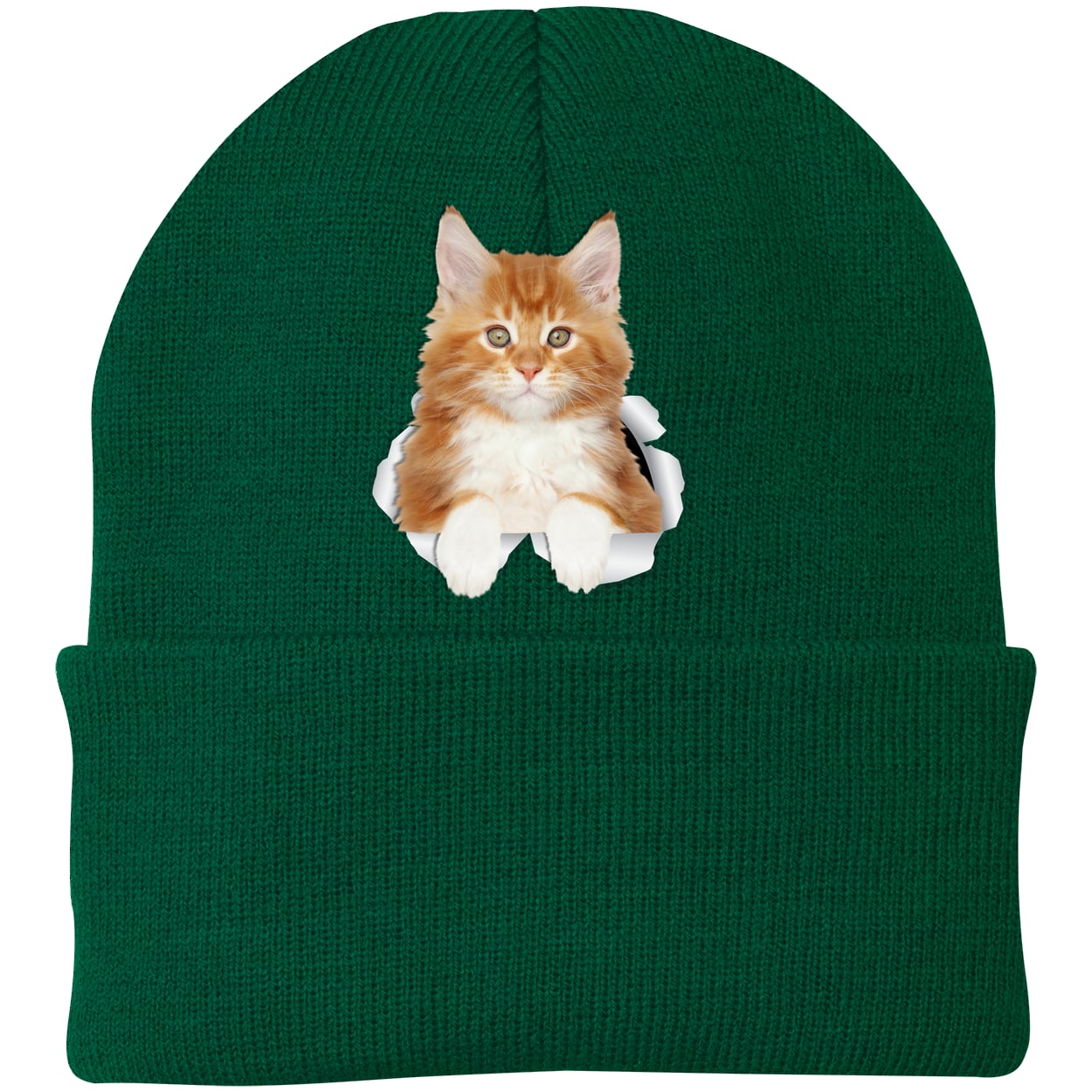 CP90 Port & Company Knit Beanie - Athletic Green