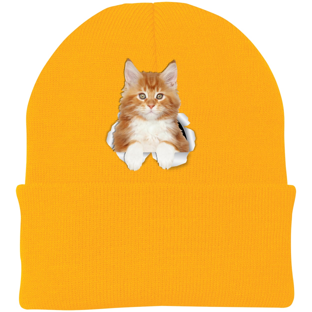 CP90 Port & Company Knit Beanie - Athletic Gold