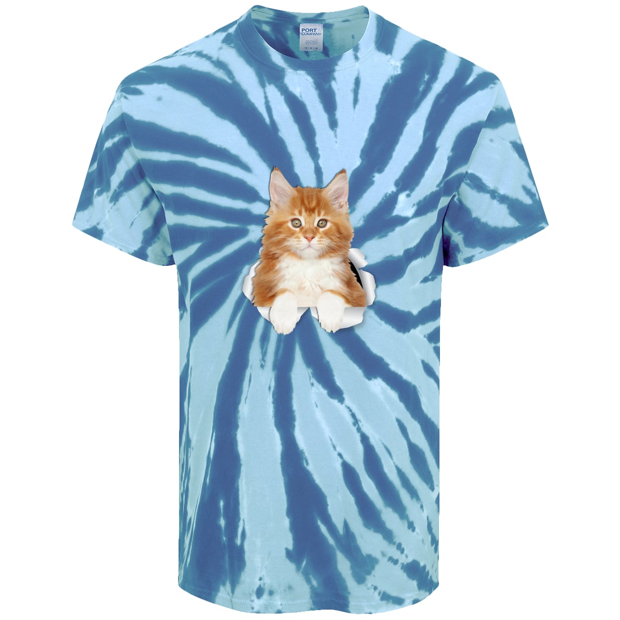PC147 Port & Company Tie-Dye Tee - Royal