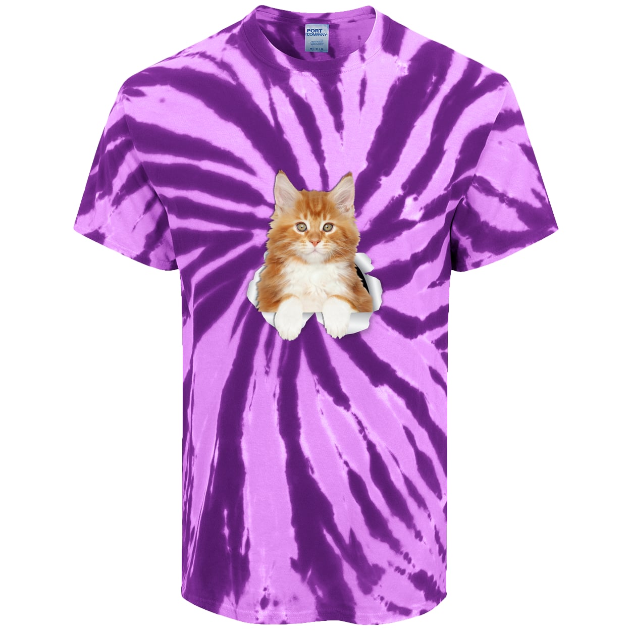 PC147 Port & Company Tie-Dye Tee - Purple