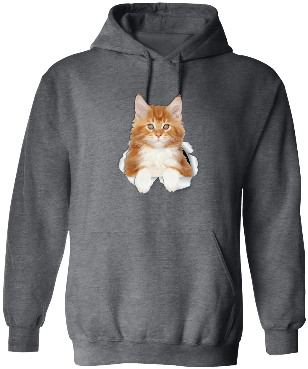 G185 Gildan Pullover Hoodie - Dark Heather