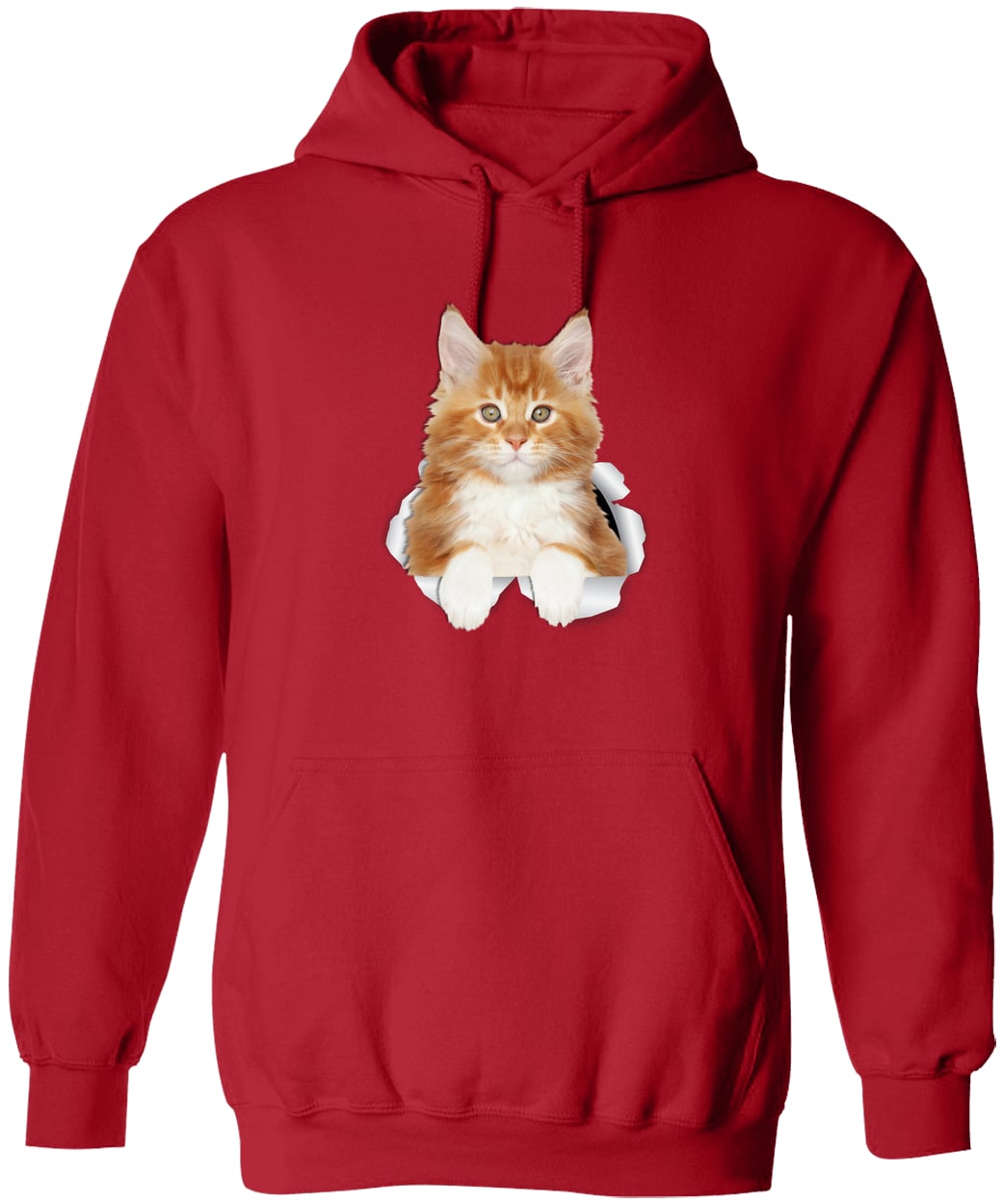 G185 Gildan Pullover Hoodie - Red
