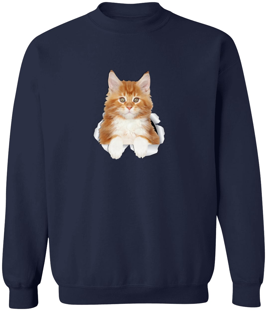 G180 Gildan Crewneck Pullover Sweatshirt - Navy