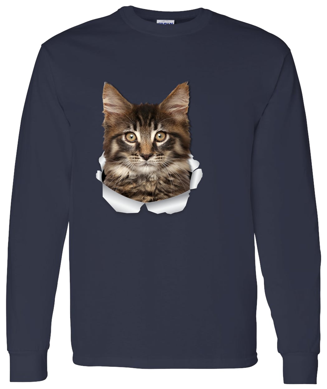 G540 LS T-Shirt 5.3 oz. - Navy