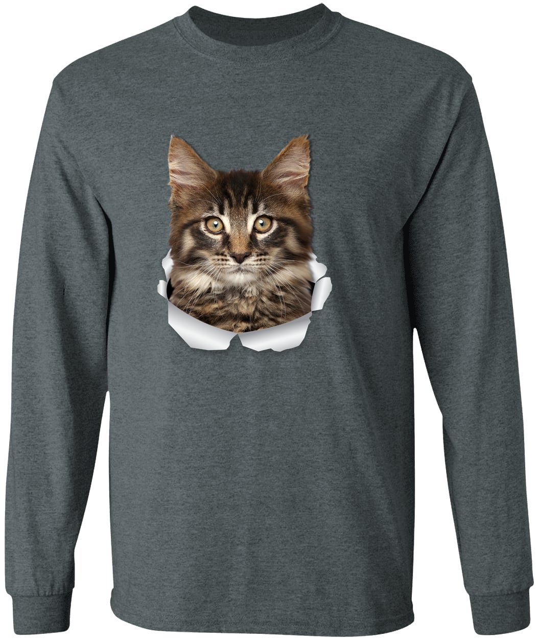 G540 LS T-Shirt 5.3 oz. - Dark Heather