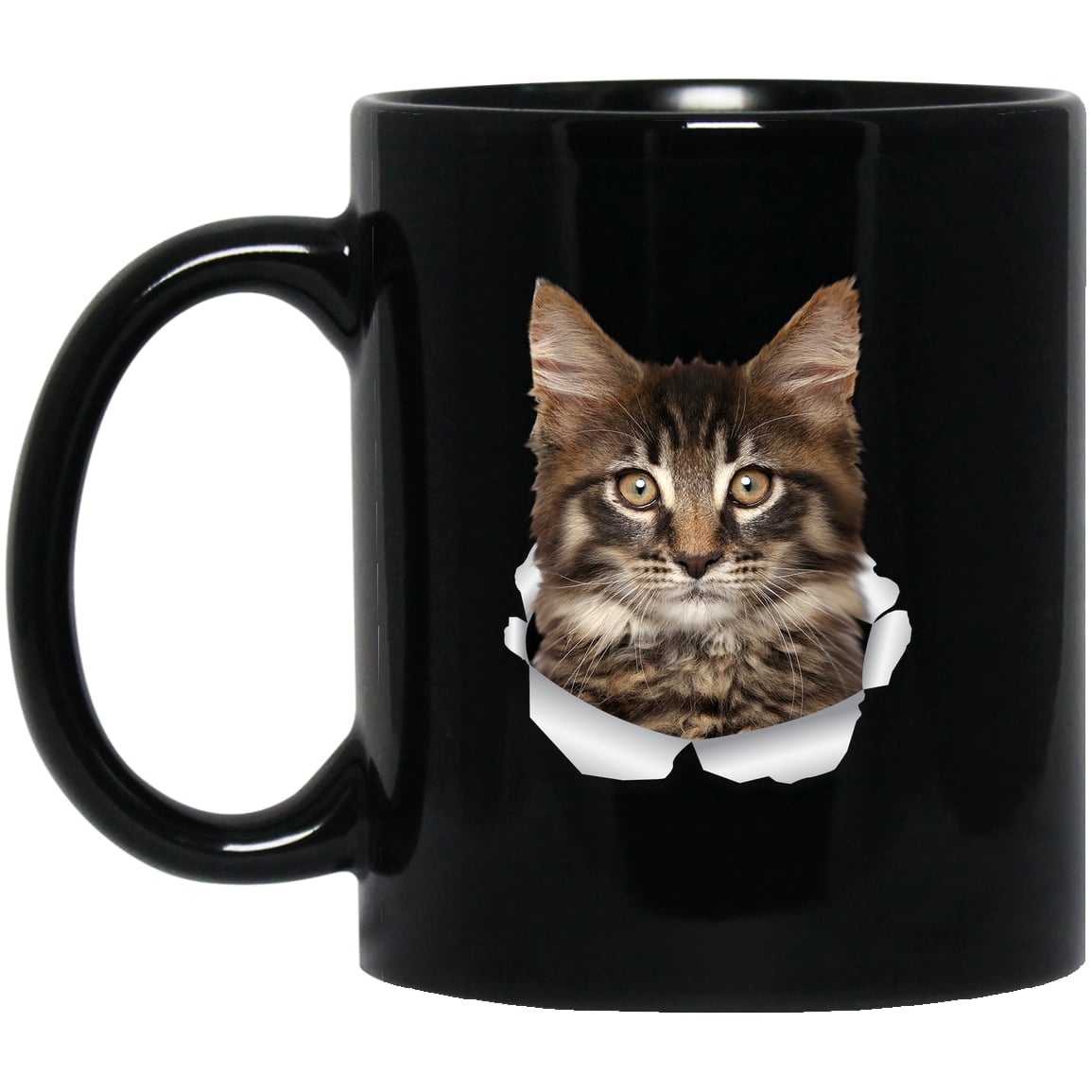 BM11OZ 11oz Black Mug Design Preview