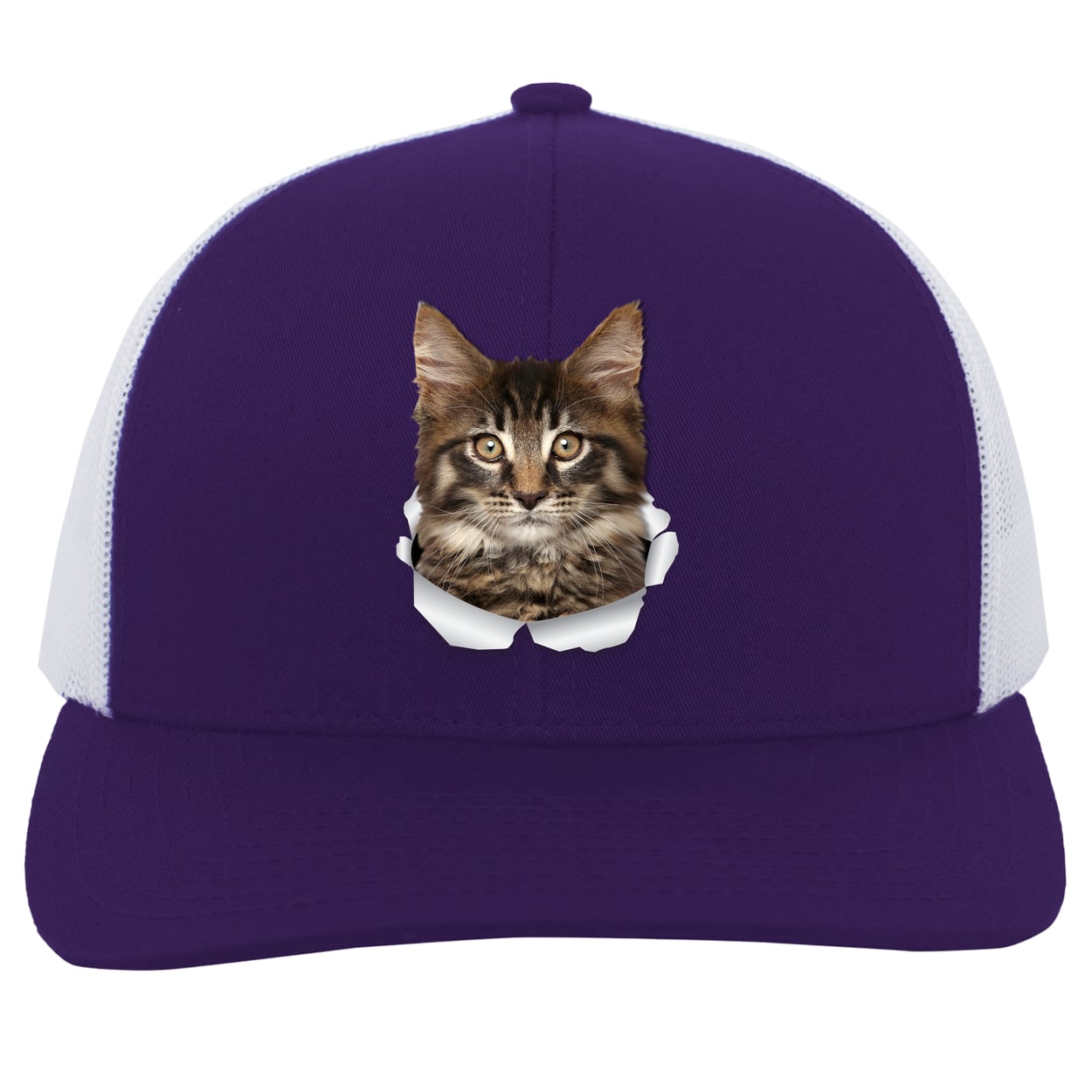 104C Trucker Snap Back - Purple/White