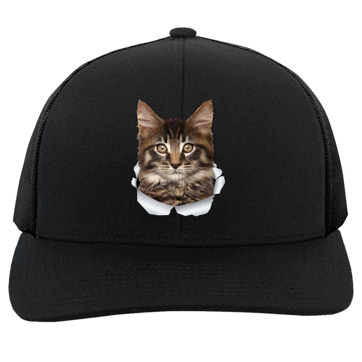 104C Trucker Snap Back - Black