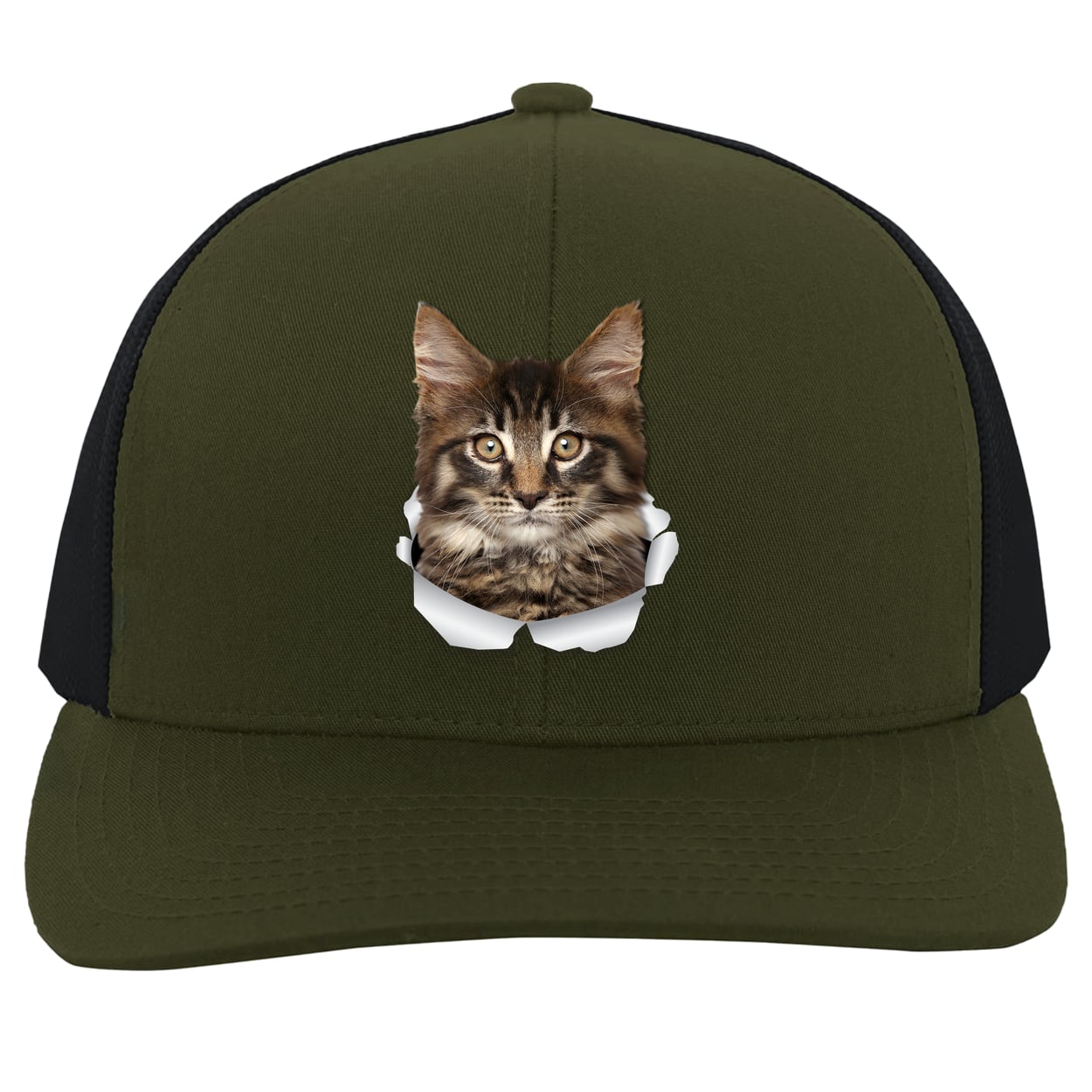 104C Trucker Snap Back - Moss/Charcoal