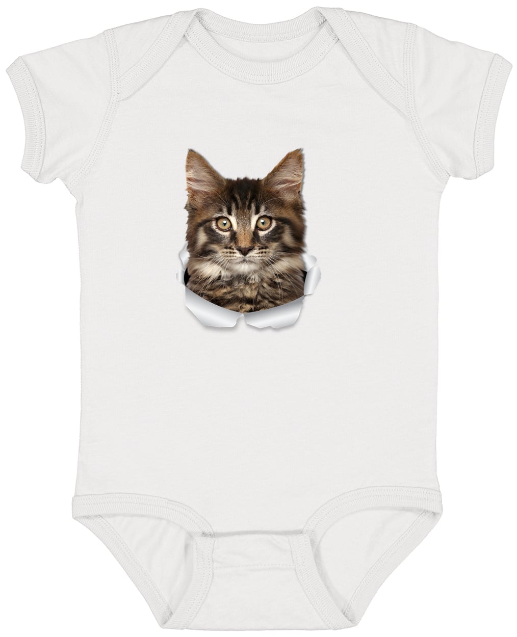 4424 Infant Fine Jersey Bodysuit - White