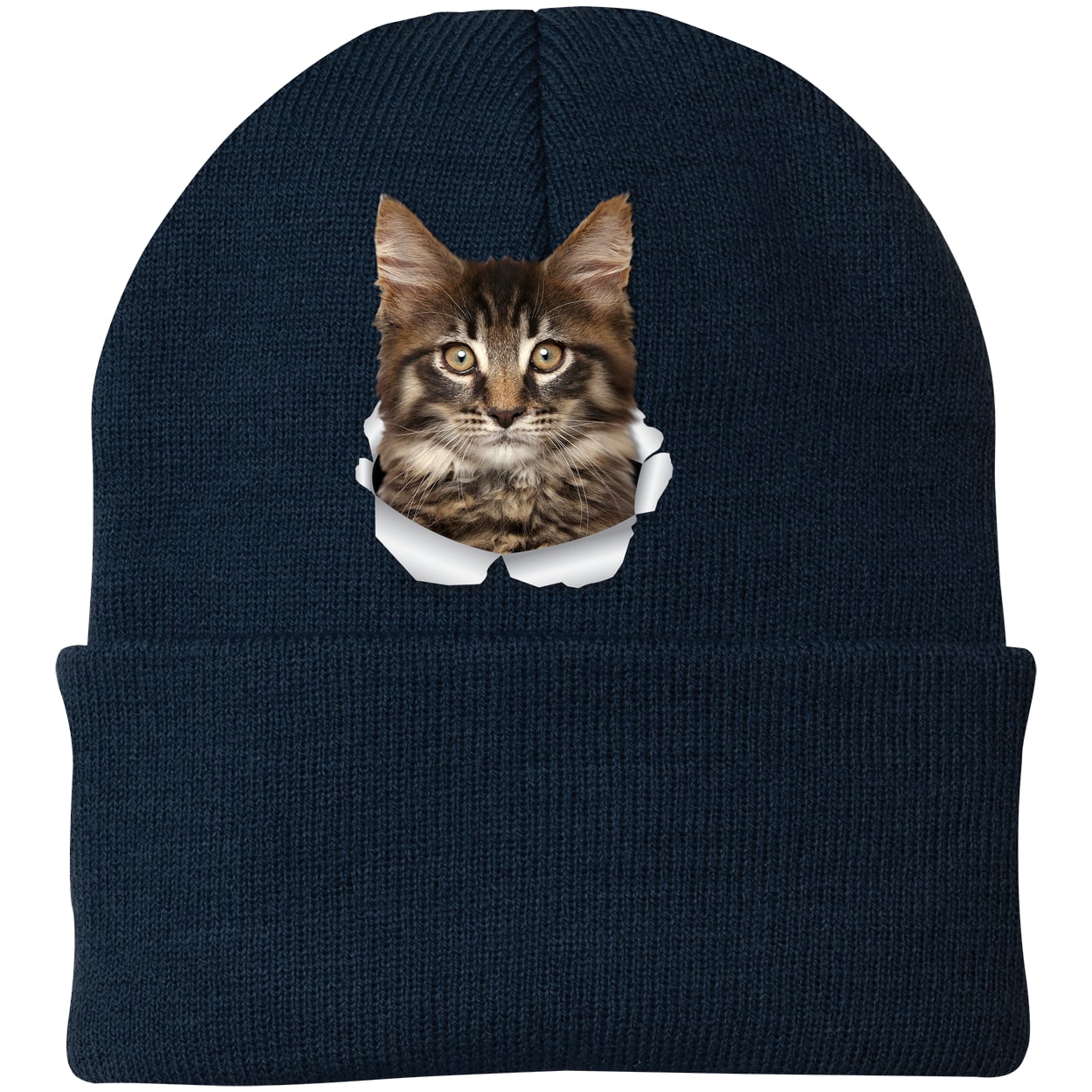 CP90 Port & Company Knit Beanie - Navy