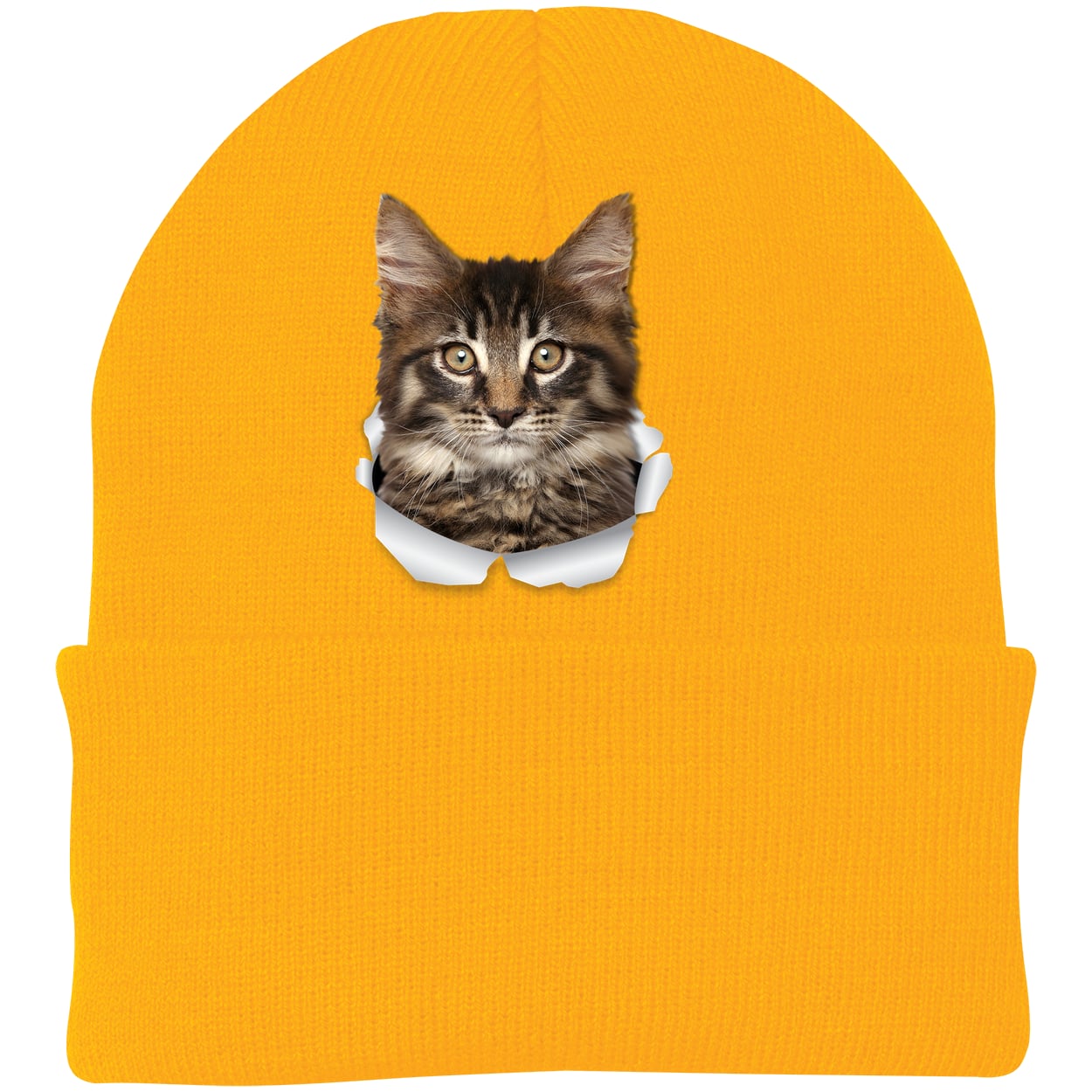 CP90 Port & Company Knit Beanie - Athletic Gold