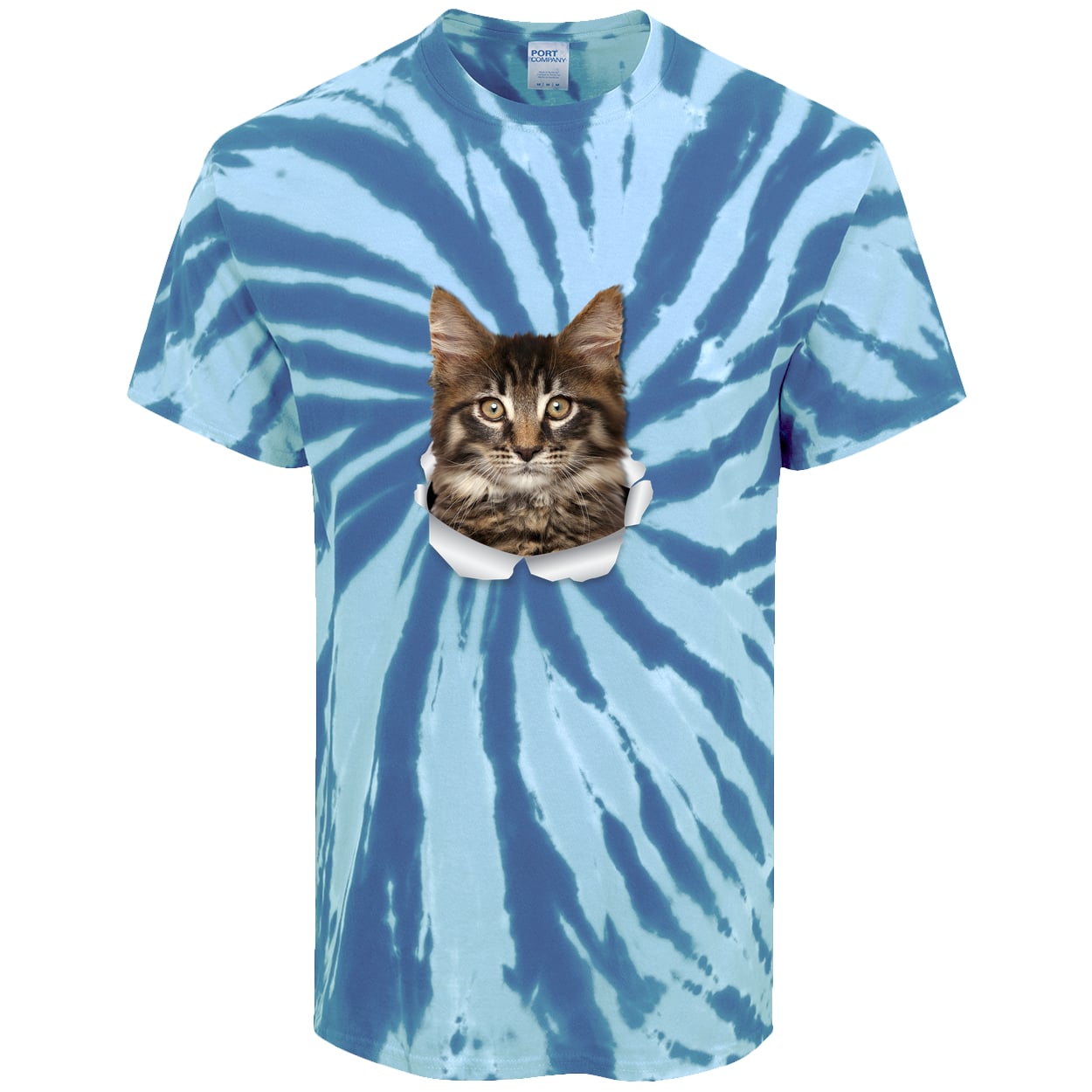 PC147 Port & Company Tie-Dye Tee - Royal