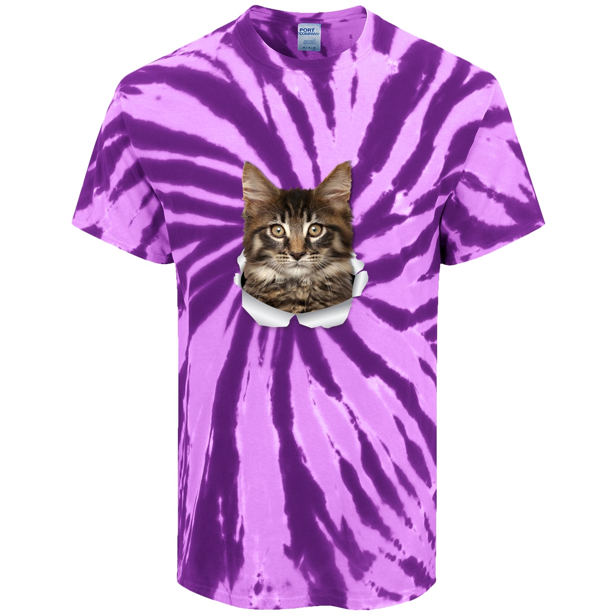 PC147 Port & Company Tie-Dye Tee - Purple