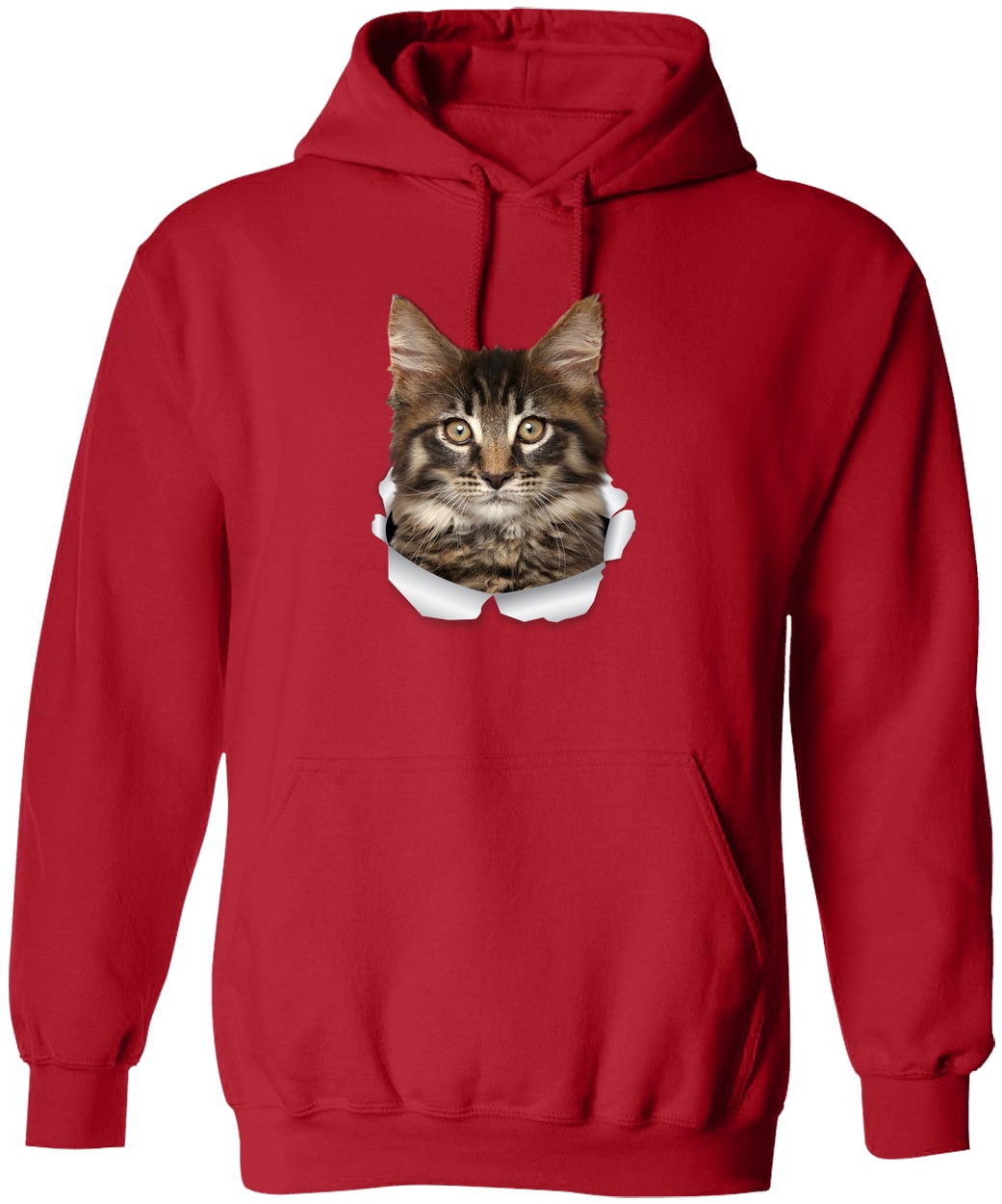 G185 Gildan Pullover Hoodie - Red