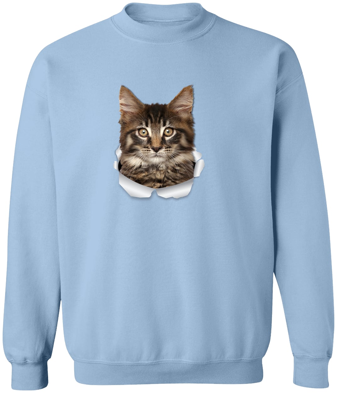 G180 Gildan Crewneck Pullover Sweatshirt - Light Blue